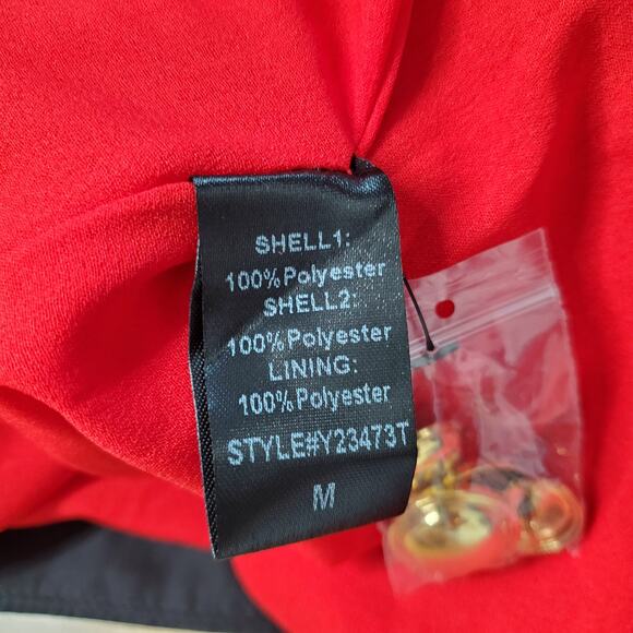 Tuckernuck Pomander Place Coco Tweed Bow Mini Dress Red Black Size Medium NEW - Picture 10 of 11